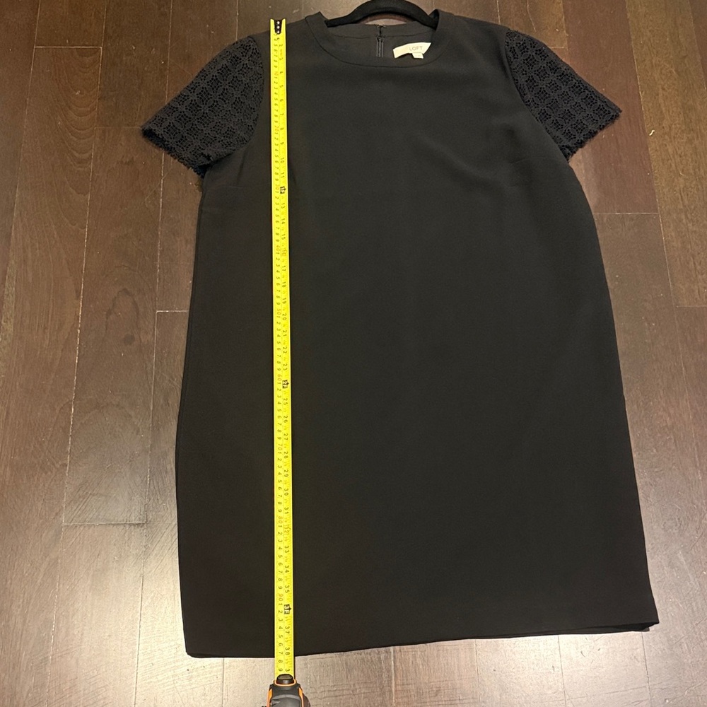 LOFT Classic Black Dress - Picture 4 of 10